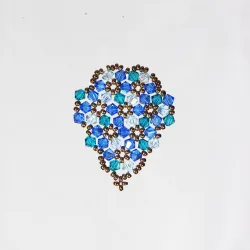  - Brooch Grapes Marissa -  - Laiton bronze